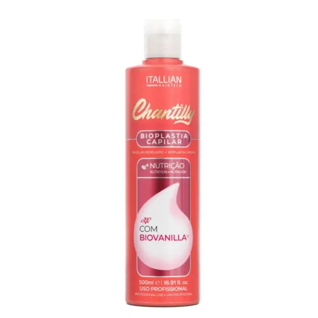 Chantilly Bioplasty Nourishing Progressive Straightening 1L - Itallian Hair Tech 1