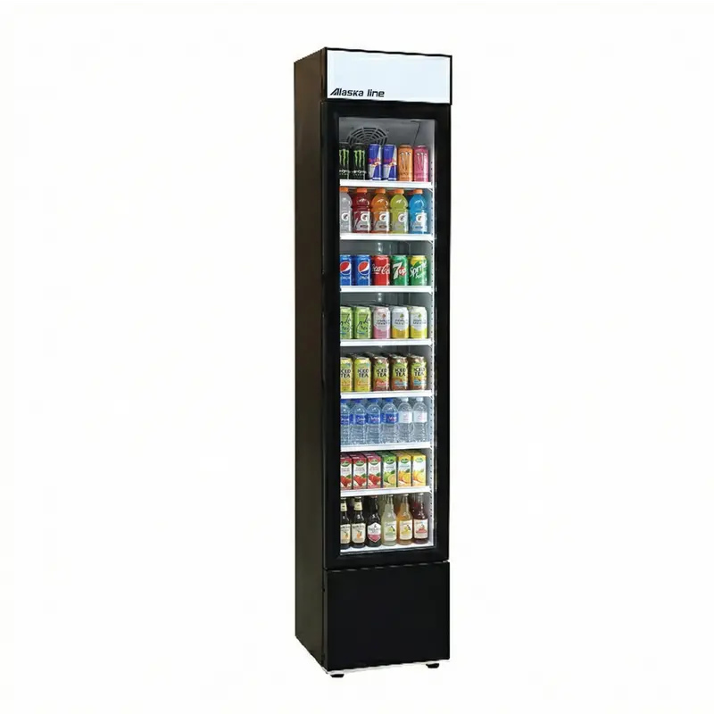 Chef 14'' Upright Slim Display Cooler – 105L Capacity – Sc105b 1