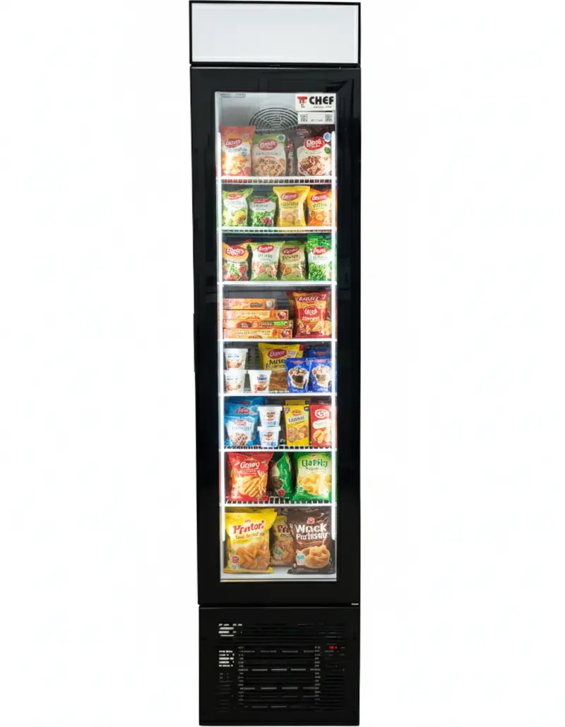 Chef 16.5" Single Door Slim Display Freezer 105L Sd105b 1