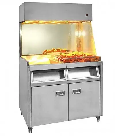 Chef Fry Warmer Dump Station Electric With Cabinet Ji-102 1