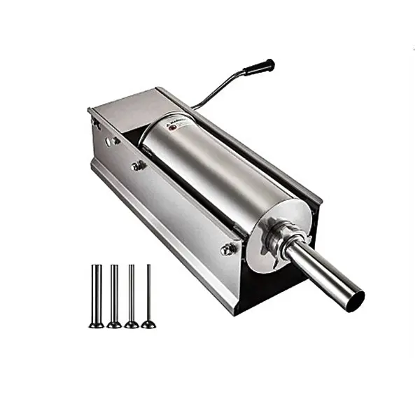 Chef Stainless Steel Horizontal Sausage Stuffer 15Lbs Capacity, 7L-Ssh 1