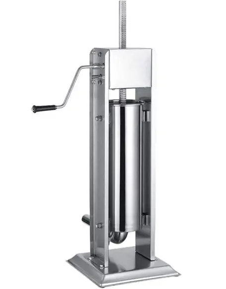 Chef Stainless Steel Vertical Sausage Stuffer 15Lbs Capacity, 7L-Ss 1