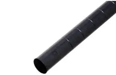 Chrome/Black Epoxy Wire Shelf Poles (Set Of 4) - Various Sizes 5