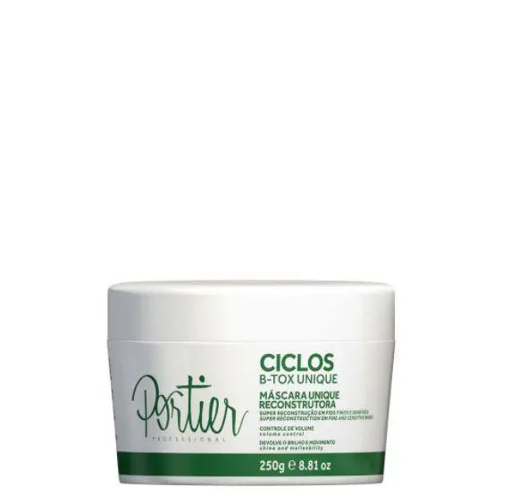 Ciclos B-Tox Unique Reconstruction Hair Shine Malleabillity Mask 250G - Portier 1