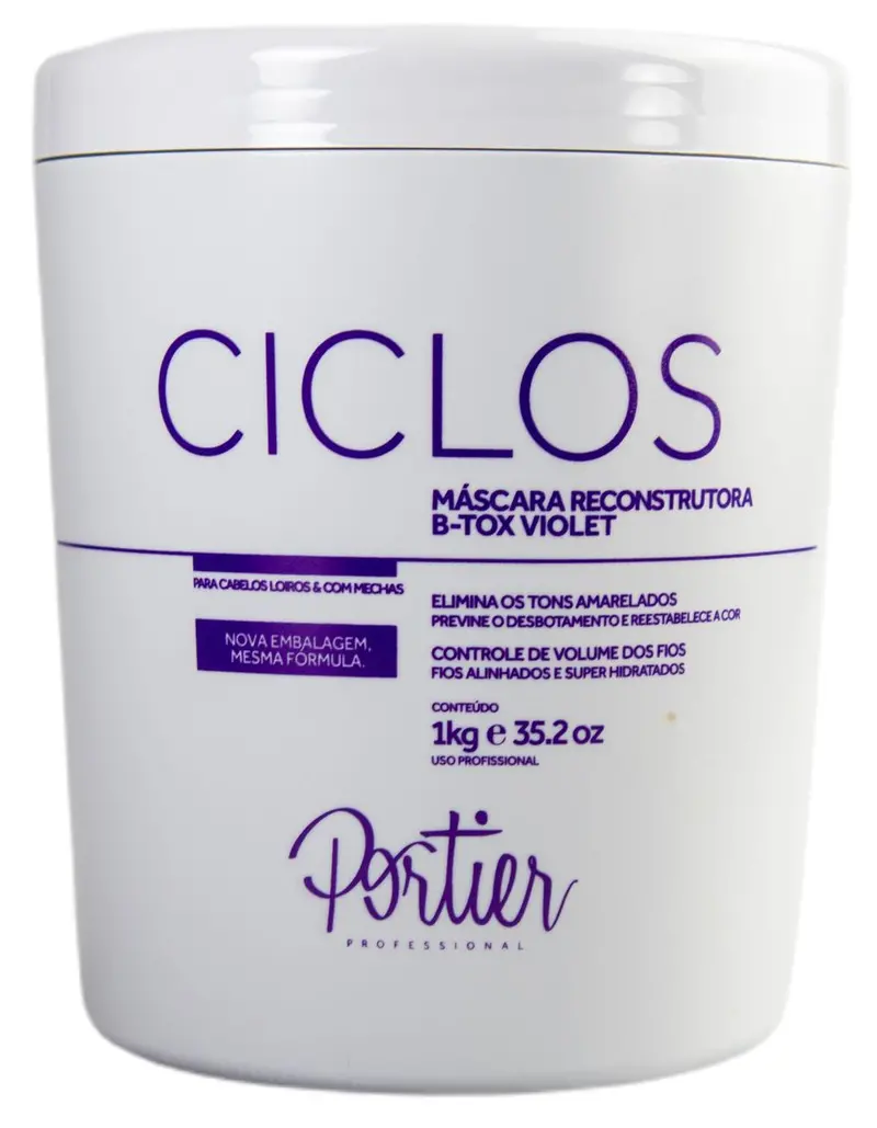 Ciclos B-Tox Volume Control Violet Mask 1Kg - Portier 1