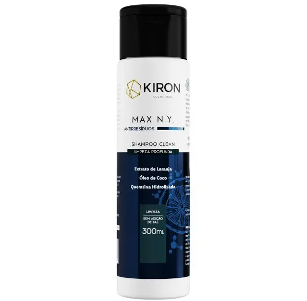 Clean Max N.Y. Anti-Residue Shampoo Deep Clean Hair Treatment 300Ml - Kiron 1
