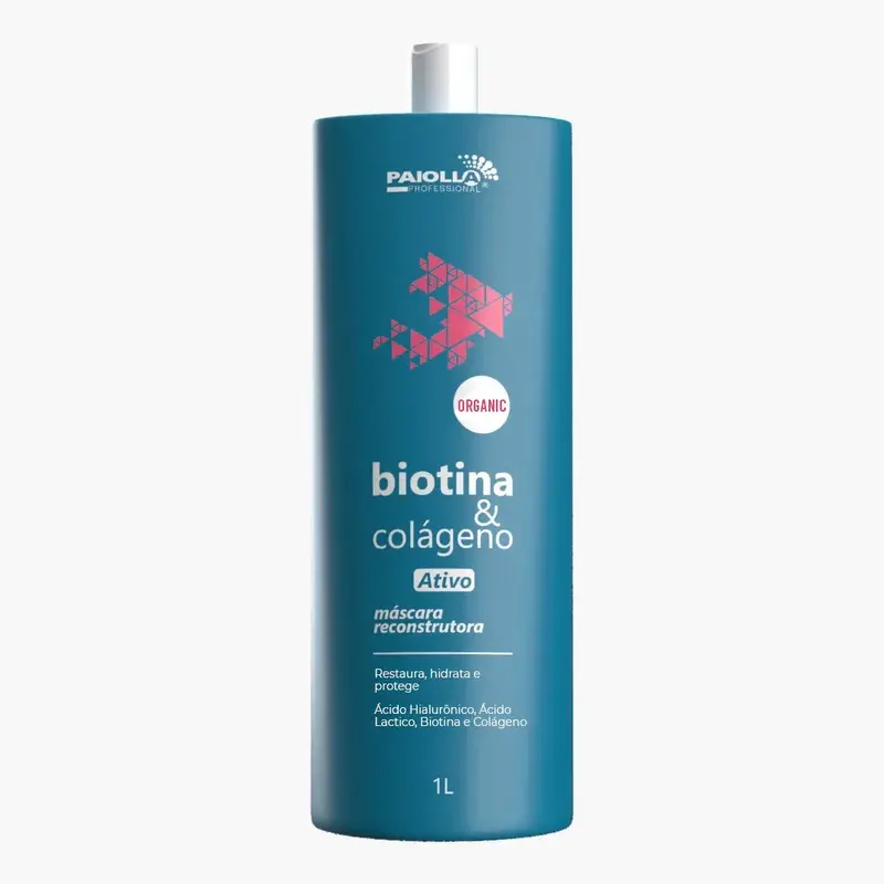 Cleans Harmonizes Detox Biotin & Collagen Wire Preparer Shampoo 1L - Paiolla 1