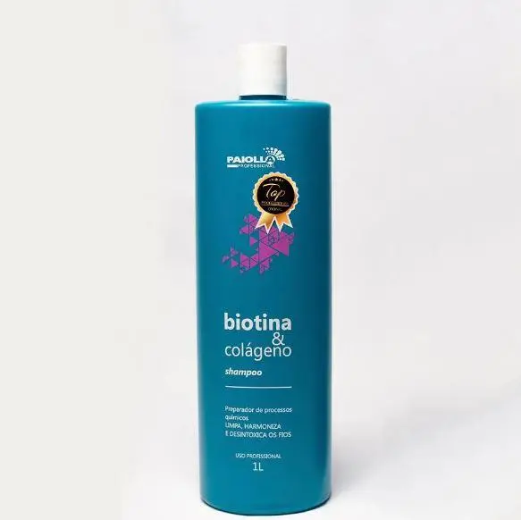 Cleans Harmonizes Detox Biotin & Collagen Wire Preparer Shampoo 1L - Paiolla 2