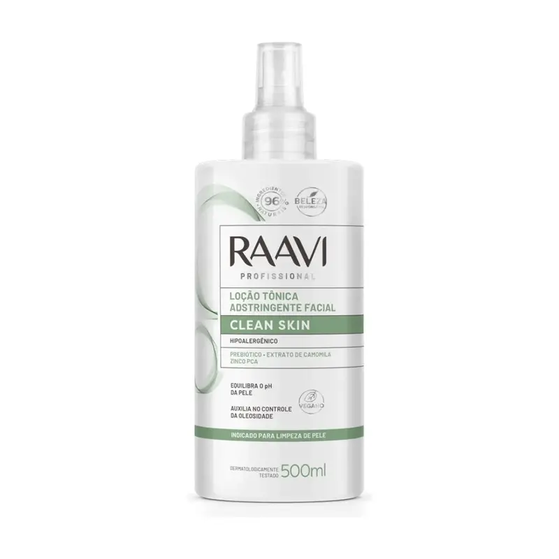 Clear Skin Astringent Toner Lotion Oil Control Daily Care 500Ml Raavi 1