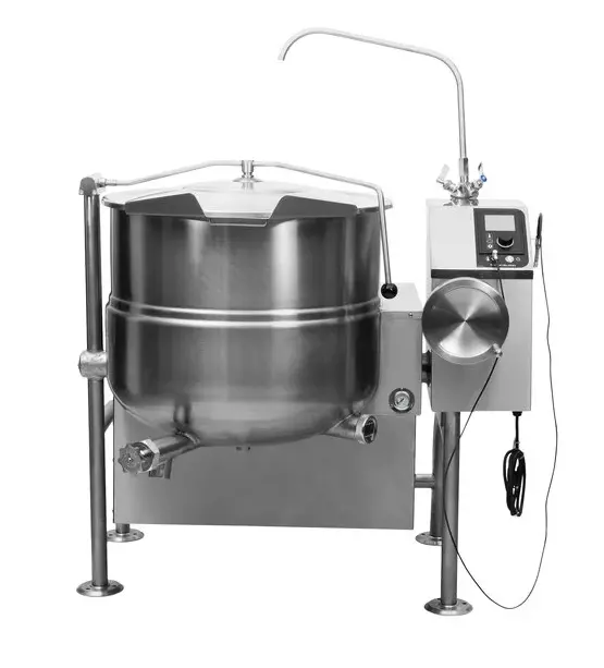 Cleveland Natural Gas 60 Gallon Tilting 2/3 Steam Jacketed Kettle - 190,000 Btu Used For02407 1