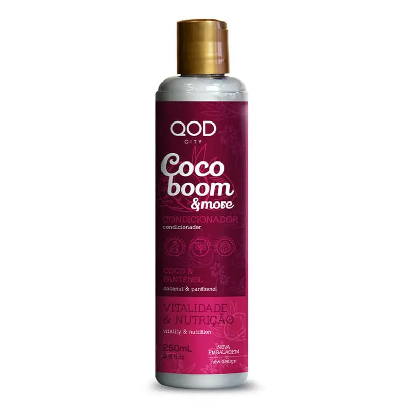 Coco Boom More Conditioner Hair Moisturizing Recovery Softness 250Ml - Qod 1