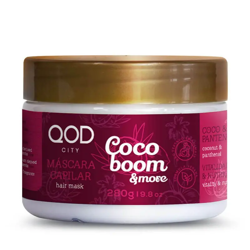 Coco Boom More Moisturizing Nourishing Coconut Shea Hair Mask 280G - Qod 1