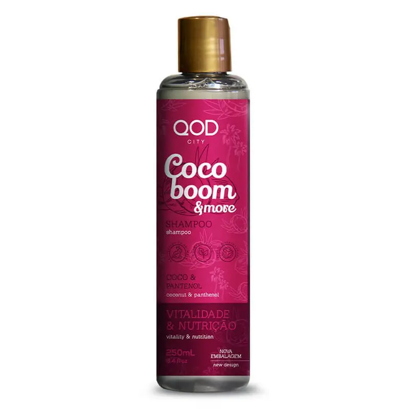 Coco Boom & More Shampoo Nourishing Softness Hair Treatment 250Ml - Qod 1