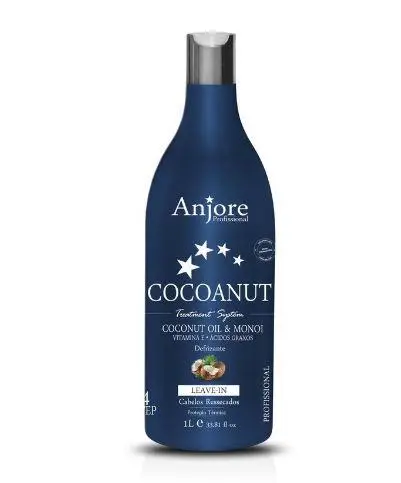 Cocoanut Hydrating Leave-In Coconut And Monoi Oils Dry Hair Finisher 1L - Anjore 1