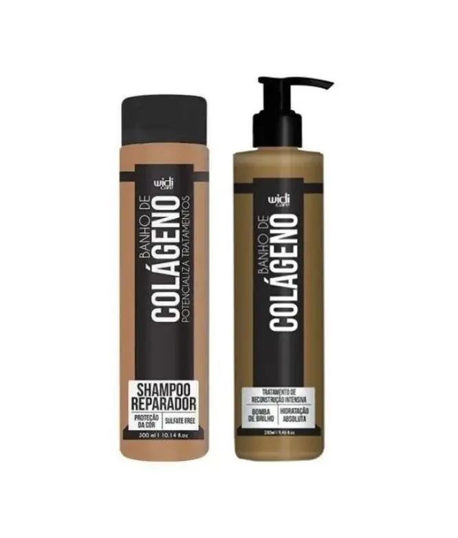 Collagen Bath Repair Color Protection Brightness Treatment Kit 2 Itens - Widi Care 1