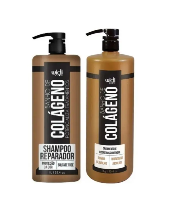Collagen Bath Repair Color Protection Brightness Treatment Kit 2X1 - Widi Care 1