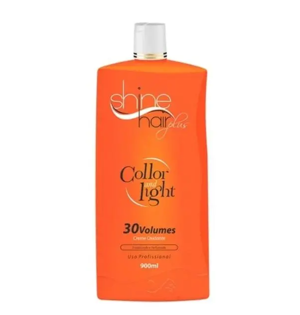 Collor Light Creamy Perfumed Oxidant Emulsion 30 Volumes 900Ml - Shine Hair 1