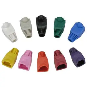 Color Boots For Rj45 Plug Green 100Pk 1