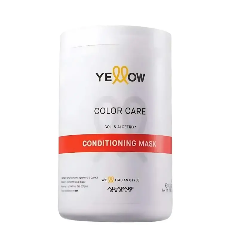 Color Care Conditioning Mask Colored Hair Maintenance 1000Ml Yellow 1
