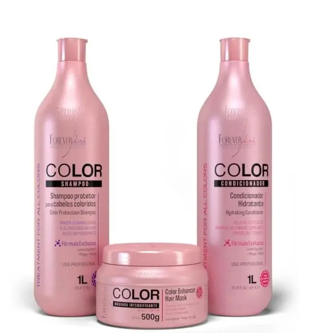 Color Protection Lumini System Pitaya Hair Treatment Kit 3 Itens - Forever Liss 1