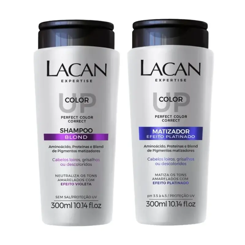 Color Up Blond Gray Hair Maintenance Revitalizing Home Care Kit 2X 300 Lacan 1