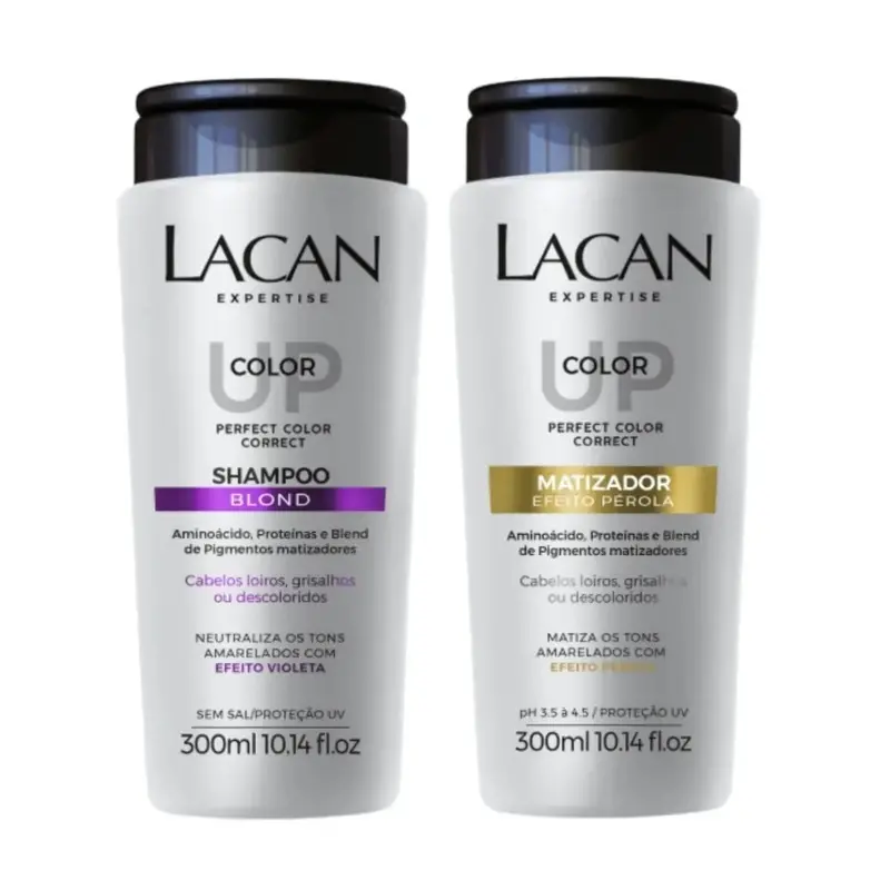 Color Up Blond Hair Shine Moisturizing Treatment Toner Kit 2X 300Ml Lacan 1