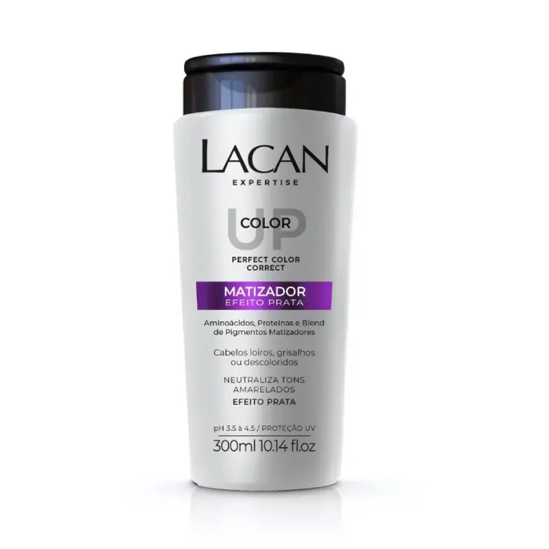 Color Up Silver Effect Toner Blond Hair Moisturizing Treatment 300Ml Lacan 1