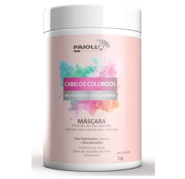 Colored Hair Protection Maintenance Antioxidant Treatment Mask 1Kg - Paiolla 1