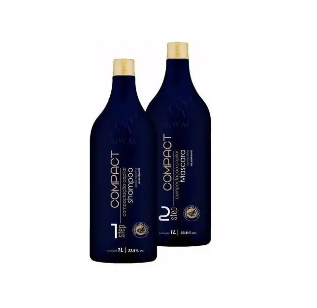 Compact Progressive Brush Formol Free Straightening Kit 2X1l - Royal Professional 1
