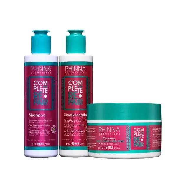 Complete Repair Nourishing Damaged Hair Treatment Home Care Kit 3X200 - Phinna 1