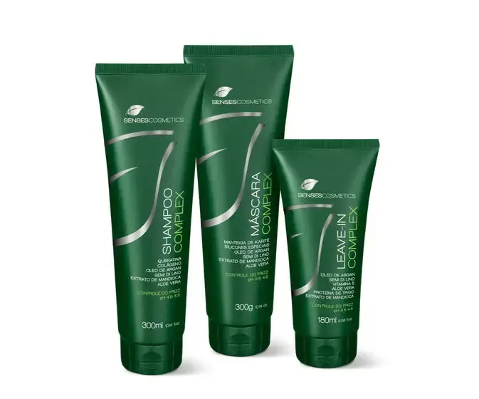 Complex Aloe Vera Collagen Hair Treatment Maintenance Kit 3 Itens - Senses 1