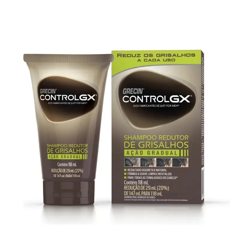 Control Gx Gray Reducing Color Maintenance Hair Shampoo 118Ml Grecin 1