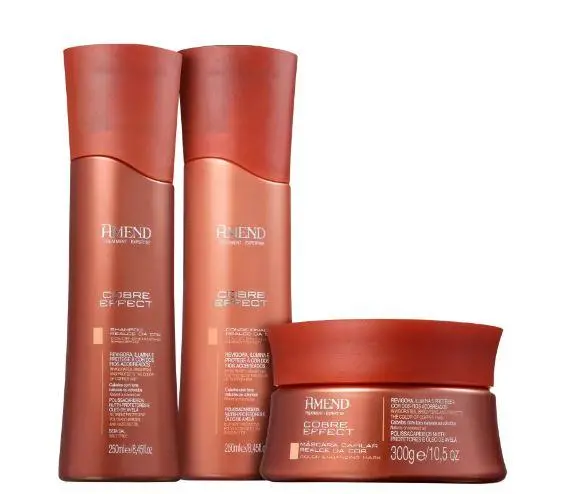 Copper Effect Color Enhancement Nutri-Protective Hazelnut Kit 3 Prod. - Amend 1