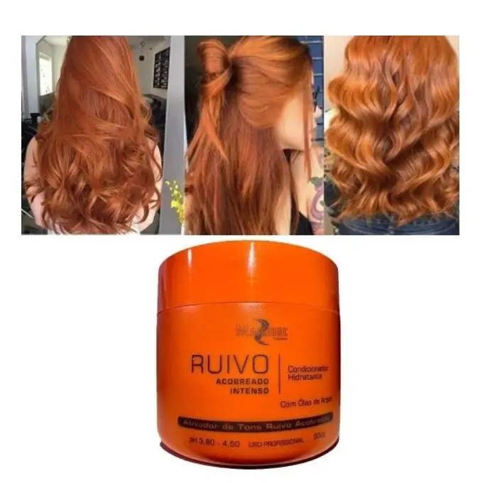 Coppery Redhead Moisturizing Tinting Color Intensifier Hair Mask 500G - Mairibel 1