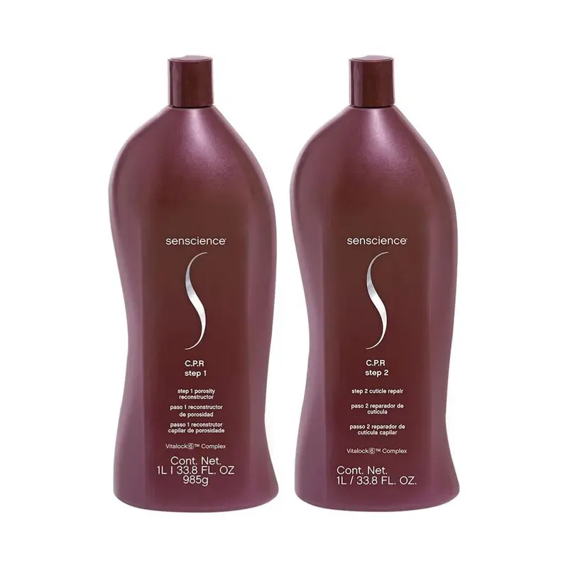 Cpr Hair Reconstruction Cuticle Repair Restore Treatment Kit 2X 1L Senscience 1