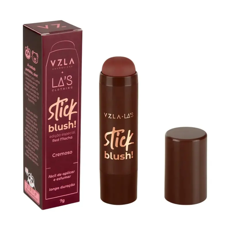 Creamy Blush Stick E La's Special Edition Red Mocha 7G Vizzela Face Makeup 1