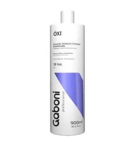 Creamy Oxidizer Deep Oxi 10 Vol. Oil Hydra Retent Discoloration 900Ml - Gaboni 1
