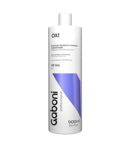 Creamy Oxidizer Deep Oxi 30 Vol. Oil Hydra Retent Discoloration 900Ml - Gaboni 1