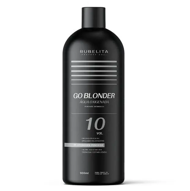 Creamy Stabilized Hair Bleaching Ox Hydrogen Peroxide 10 Vol. 900Ml - Rubelita 1