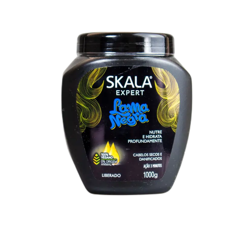 Creme De Tratamento Lama Negra / Cream Black Mud Treatment Hair Treatment Cream - Skala 1