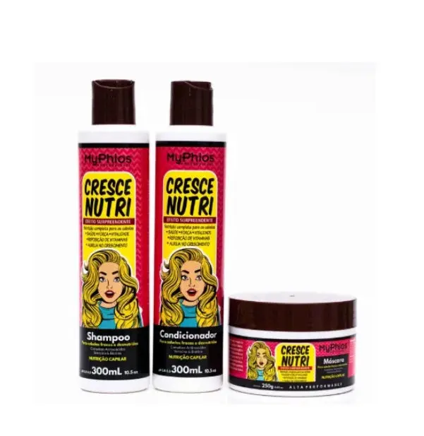 Cresce Nutri Rapunzel Treatment Hair Growth Nourishing Kit 3 Itens - My Phios 1