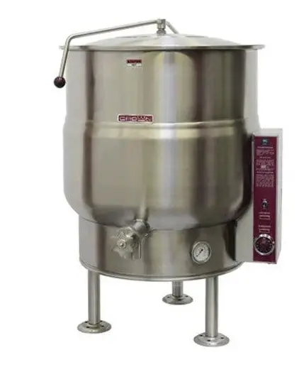 Crown Steam 80-Gallon Electric Steam Kettle - 208V El-80 1