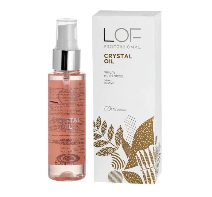 Crystal Sérum Multi Oils Shine Vitality Softness Treatment 60Ml - Lof Professional 1