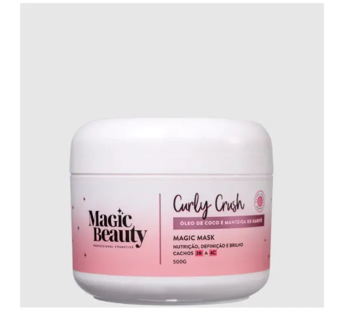 Curly Crush Coconut Oil Shea Butter Nourishing Hair Mask 500G - Magic Beauty 1