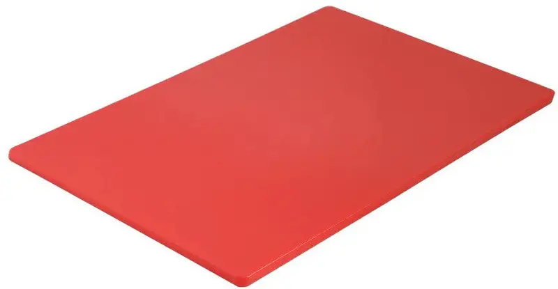 Custom Sized Cutting Board Poly Top 24'' To 96'' , 3/4'' (19Mm) Thickness Red Ct-19R 1