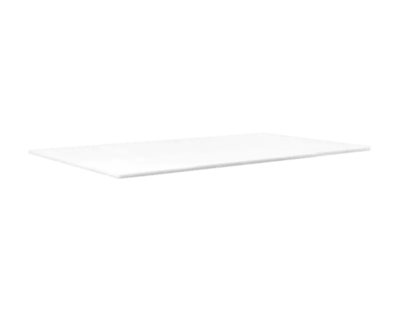 Custom Sized Cutting Board Poly Top 24'' To 96'' , 3/4'' (19Mm) Thickness White Ct-19W 1