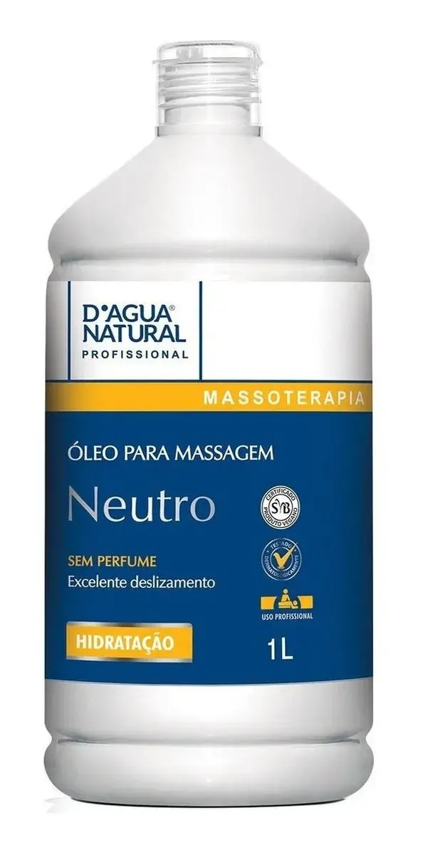 D'agua Natural Oil Neutral Body Massage D Natural Water Hydration 1L 1