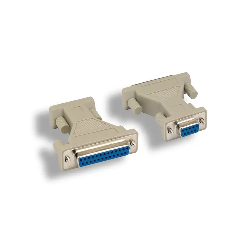 Db9 Female To Db25 Female Serial Adapter Thumbscrew/Thumbscrew 1