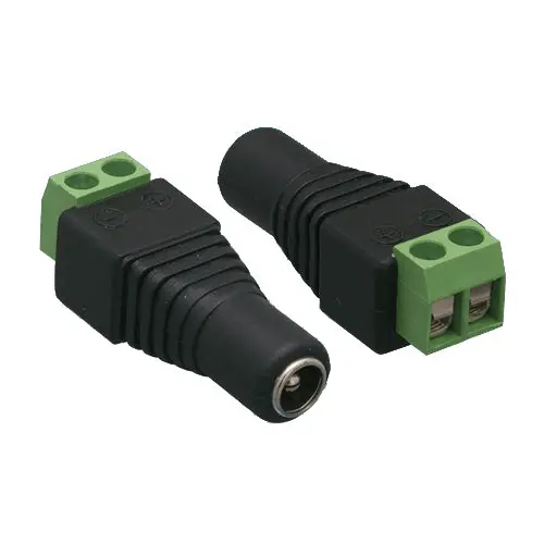 Dc Plug Power Female 2.1 / 5.5Mm To Terminal Block Adapter 1