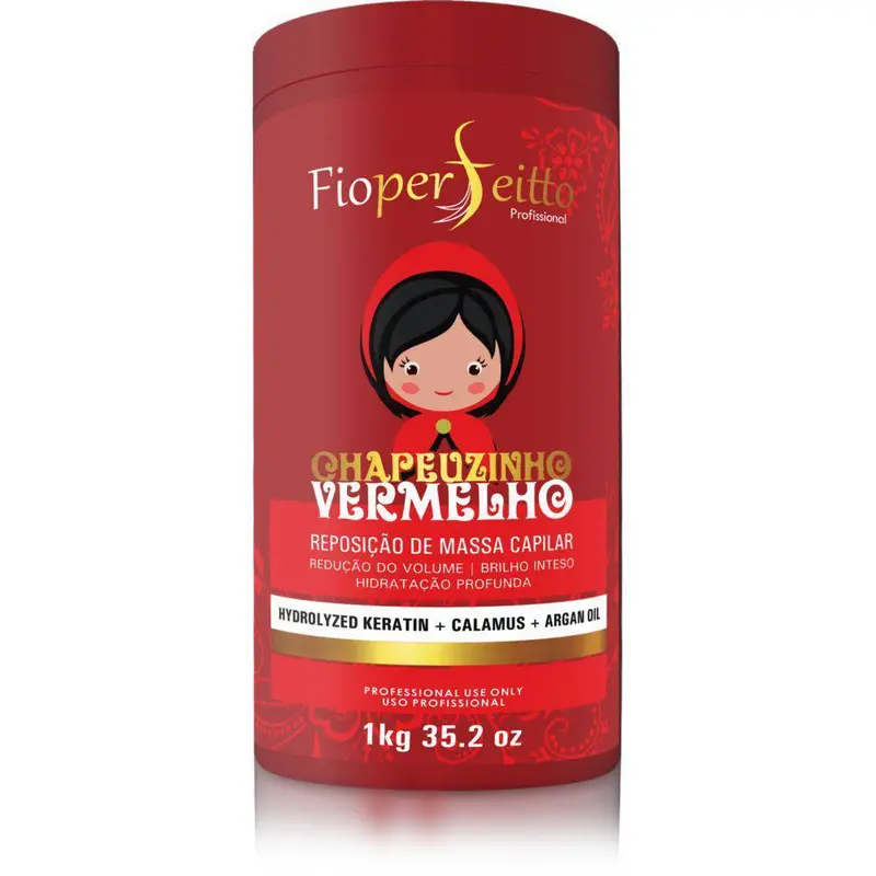 Deep Hair Mask  Capillary Little Red Riding Hood Hair Mask 1Kg - Fioperfeitto 1